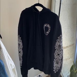 Authentic black Chrome Hearts hoodie.